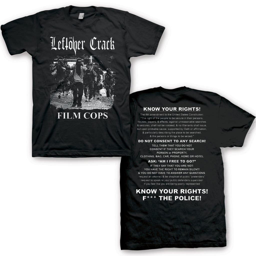 Leftover Crack "Film Cops" T Shirt